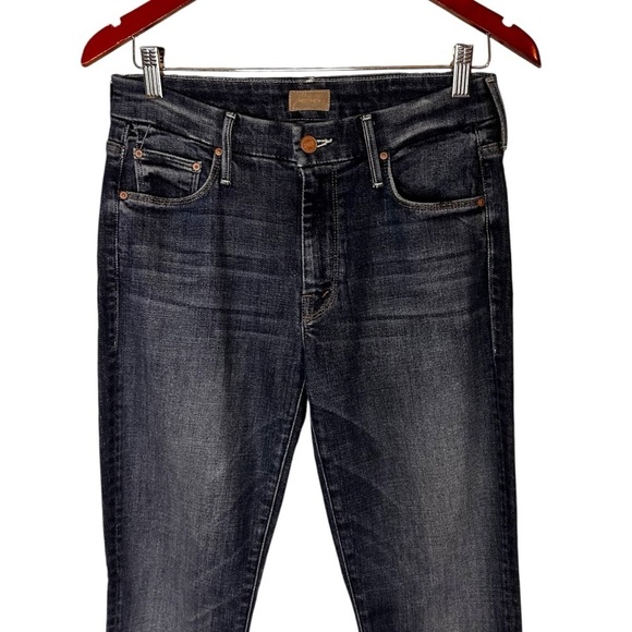 MOTHER DENIM- The Looker Ankle Step Fray Straight Leg Jeans- Size 26 - Picture 10 of 16